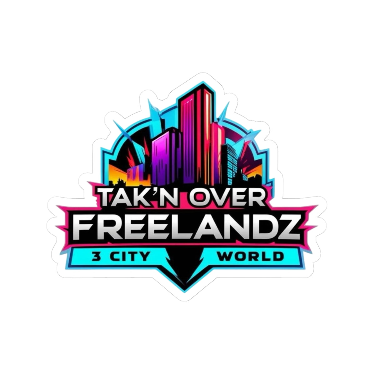 Tak’N Over FreeLandz Stickers